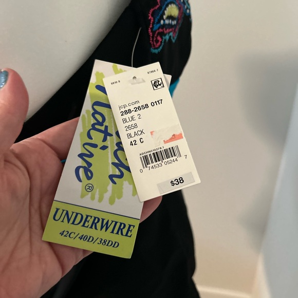 🌸 (NWT bathing suit top) 🌸 - Picture 2 of 4